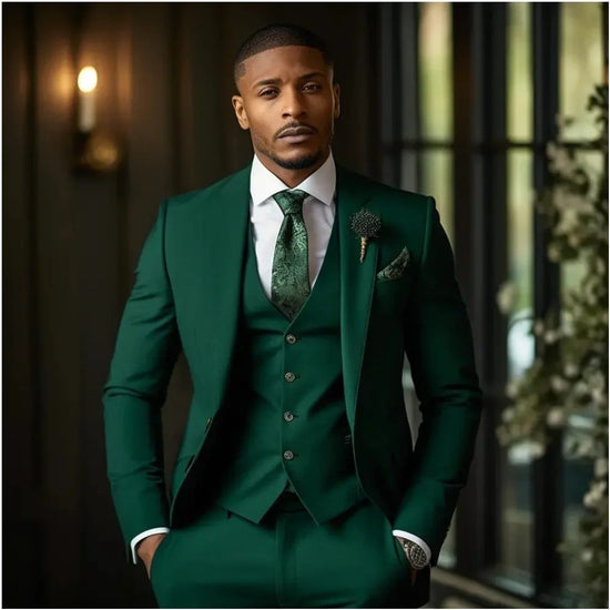 Green Emerald 3-Piece Men&
