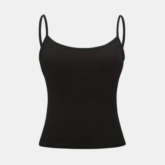 Women Tank Top Strap Slim Top for Summer Fashion Versatile Casual Breathable Micro Elastic Fabric Sleeveless Strap Top